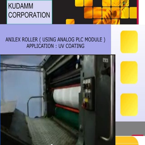 ANILOX ROLLER ( using analog plc module )