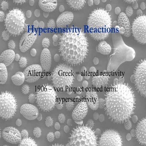 Hypersensitivity reactions for Medical Students