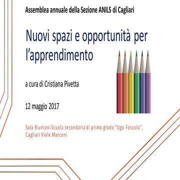 Nuovi spazi e opportunità per l'apprendimento