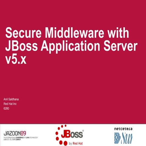 Secure Middleware with JBoss AS 5