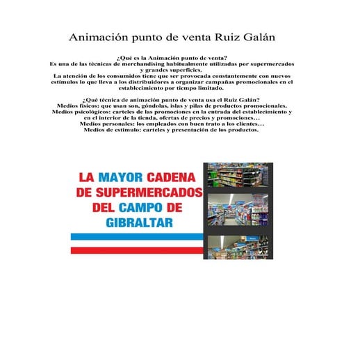 Técnicas de animación del punto de venta | PPTX
