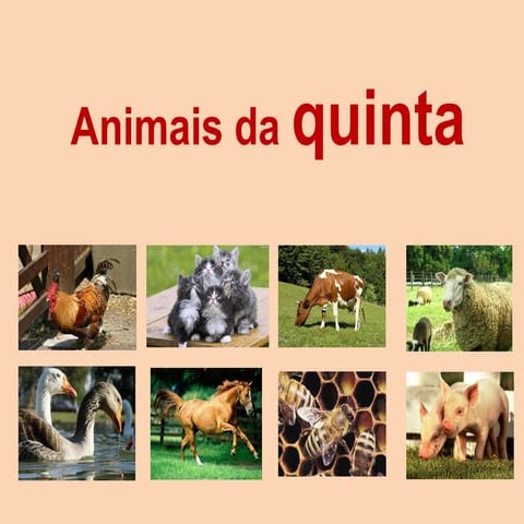 Animais da quinta1 | PPT