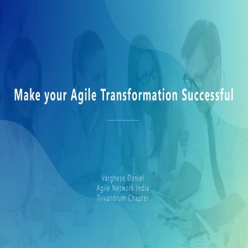 Agile Network India | Make your Agile Transformation Successful | Varghese Da...