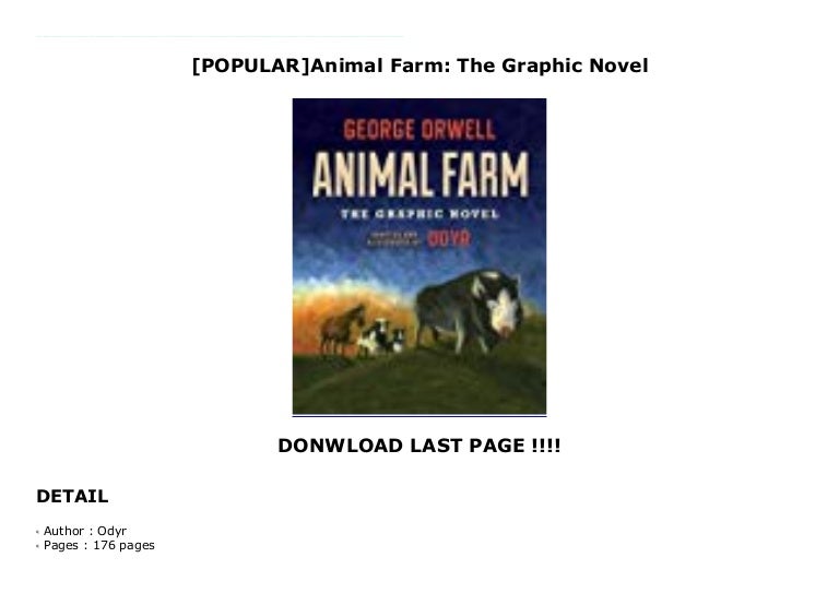 [POPULAR]Animal Farm: The Graphic Novel