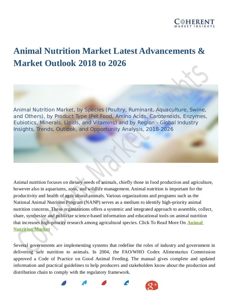 Animal Nutrition Market Moving Toward 2026 With New Procedures