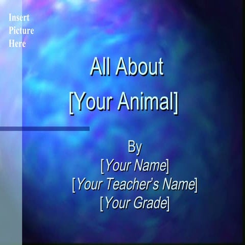 Animal report template