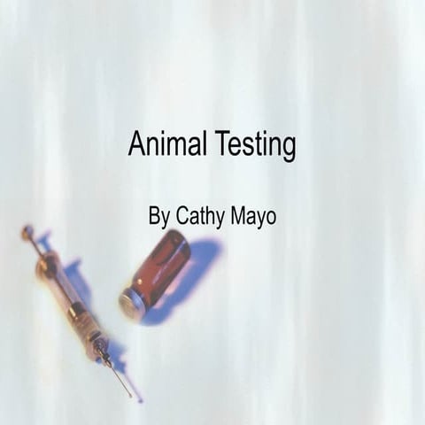 Animal Testing | PPTX