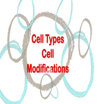 Lesson4 cell modifications | PPTX
