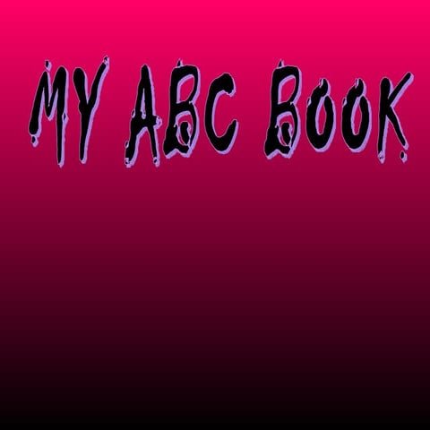 Animal abc book