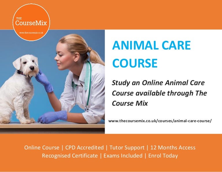 Animal Care Course The Course Mix