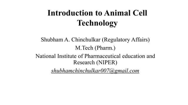 Animal cell culture in Biopharmaceutical Industry in the Production of Therap...