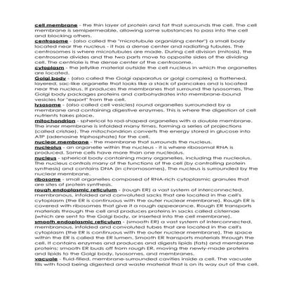 Animal cell anatomy power point | PPTX