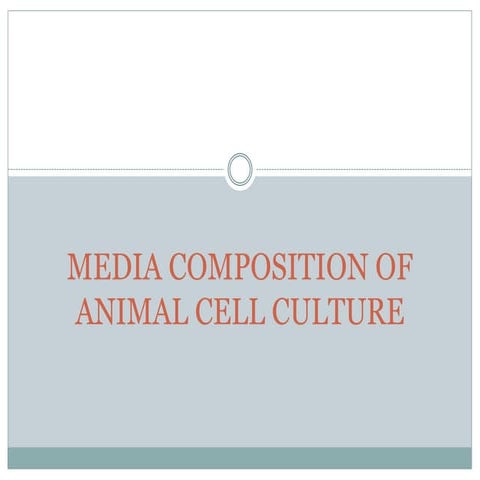 Animal cell, tissue  culture