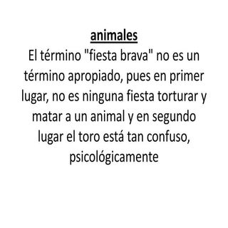 Animales