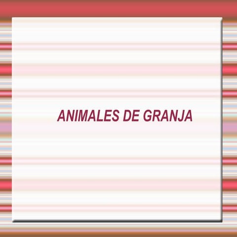 Animales De Granja Fco Jimenez Galiano Y Fco  Jimenez Ponce