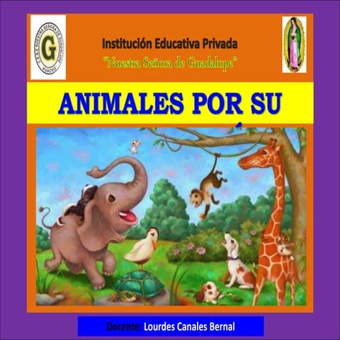 Animales por el medio donde viven 1º | PPTX