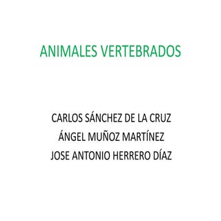 Animales salvajes