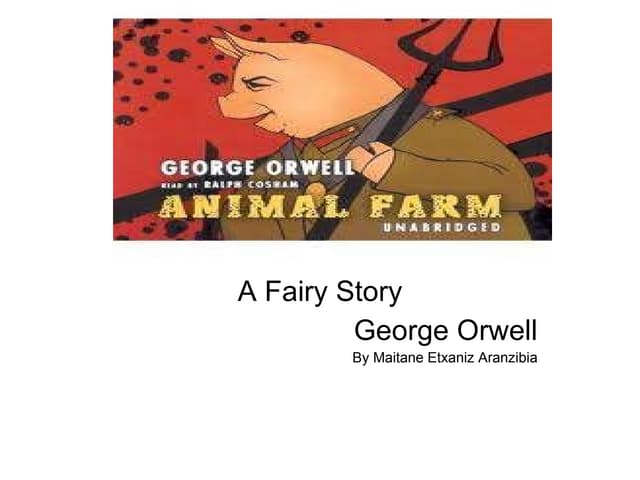 Satire in animal farm essay