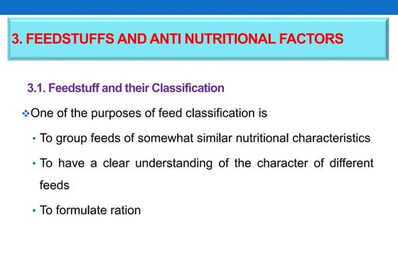 Common feedstuffs for poultry and nutrient requirement of poultry feed ...