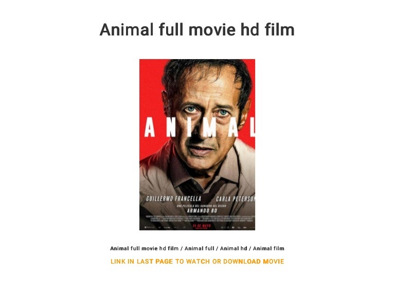 Animal Full Movie Hd Film