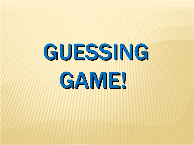 Animal Guessing