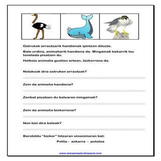 Animalien bitxikeriak