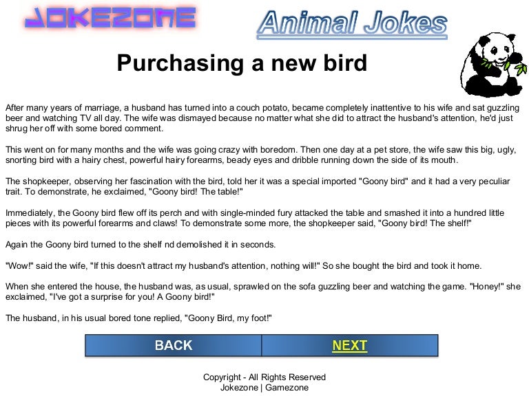 Animal Jokes