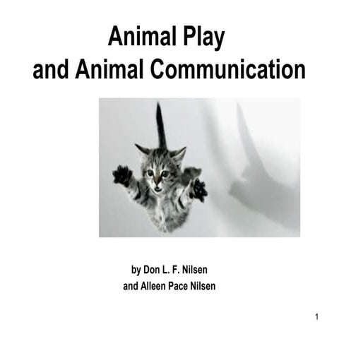 Animal Play and Animal Communication