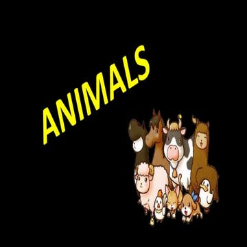 Describing animals | PPTX