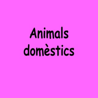 Animals domèstics