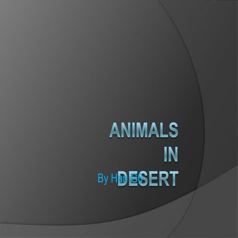 Animals in desert by han