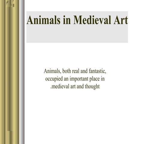 Animals in medieval art | PPT