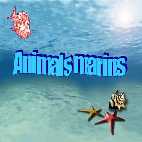 Animals marins més complet