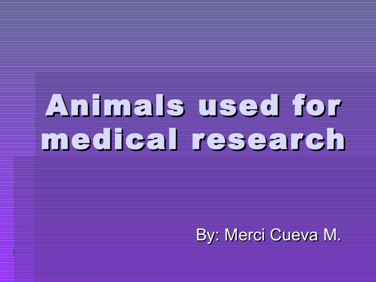 Animals Used For Medical Research