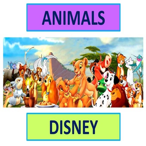Animals vocabulary disney 1