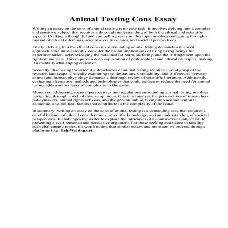 Animal Testing Cons Essay.pdf