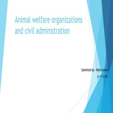 Animal welfare