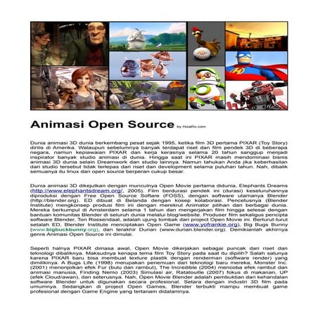 Animasi open source