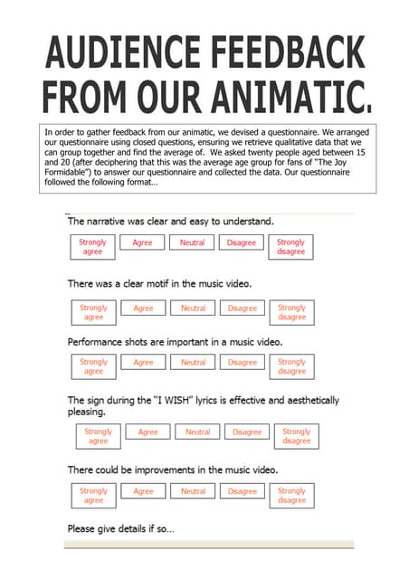 Animatic Feedbac Kf
