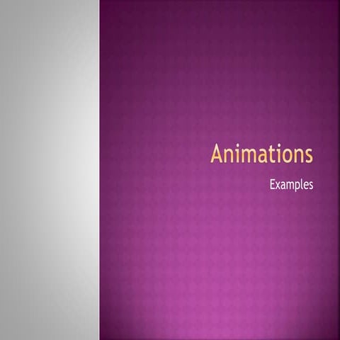 Animation example