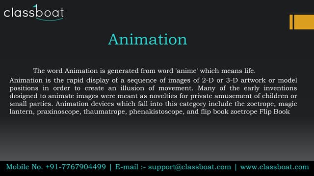 Animation Institute in Pune