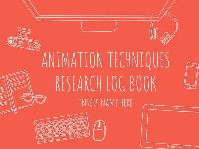 Animation logbook