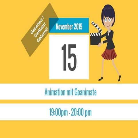 Animation mit Goanimate