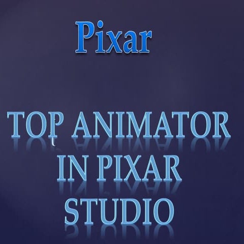 Animation pixar