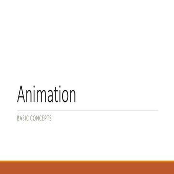 Animation presentation