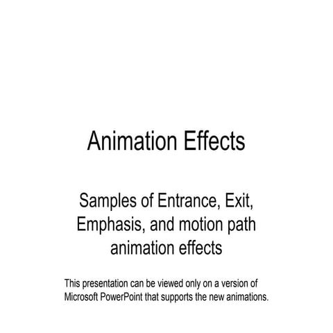 Introduction to Animation