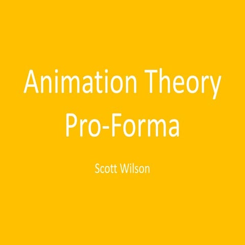 Animation theory pro forma1