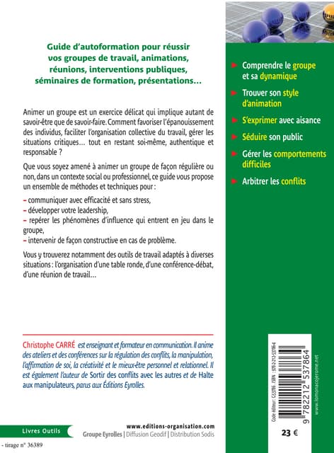 Boubaddara Youssef: Animer un groupe