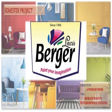 BERGER PAINT FINAL PRESENTATION (INTERIOR WALL  COATING) 