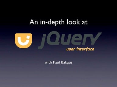 An in-depth look at jQuery UI